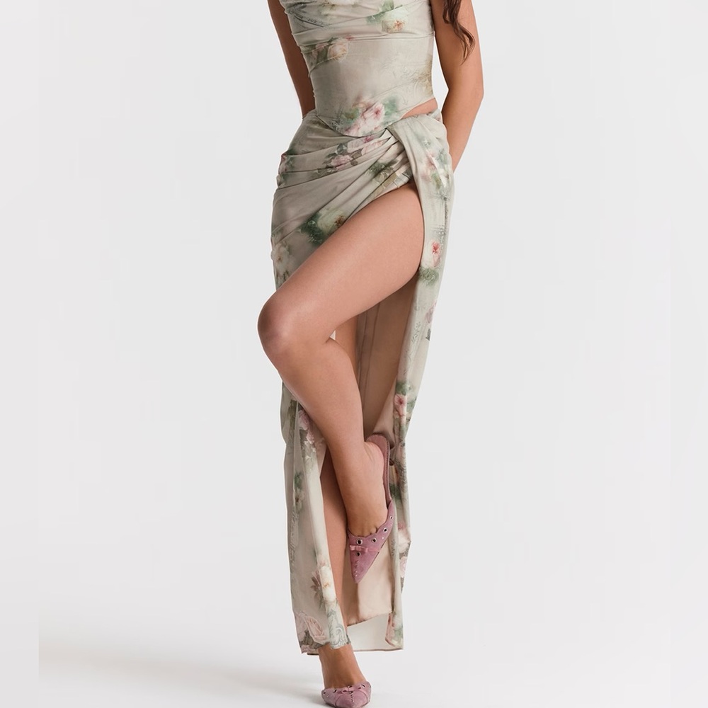 House of CB Vesper Skirt Vintage Floral Maxi